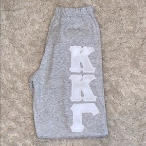 Kappa Kappa Gamma Sorority Letter Sweatpants